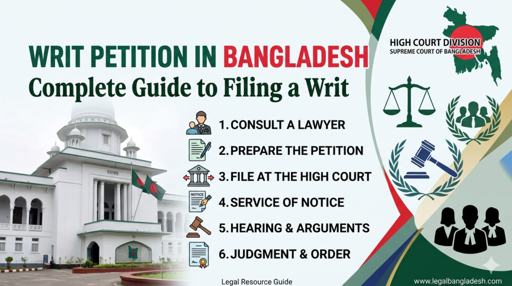 Writ Petition in Bangladesh: Complete Guide to Filing a Writ image