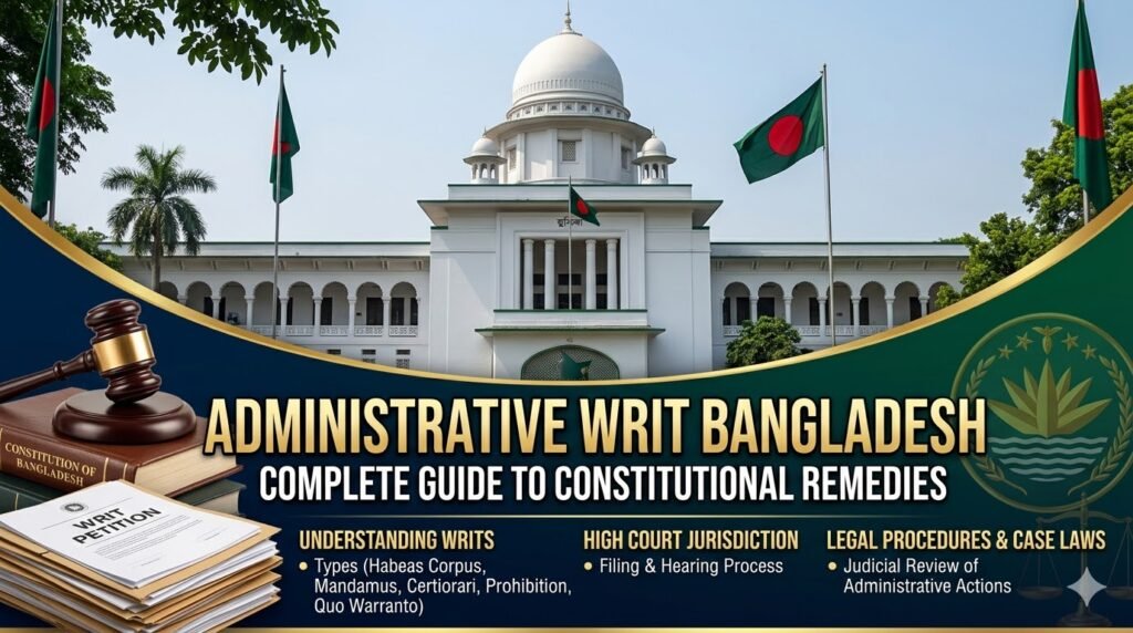 Administrative Writ Bangladesh: Complete Guide to Constitutional Remedies image
