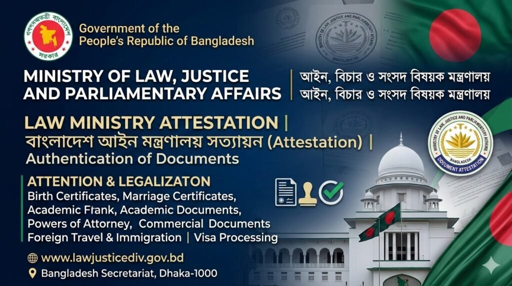 Law Ministry Attestation Bangladesh image