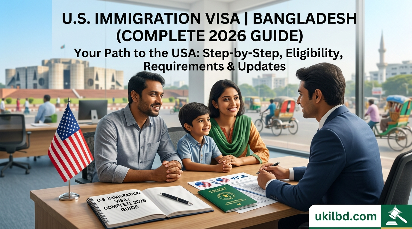 U.S. immigration visa from Bangladesh image