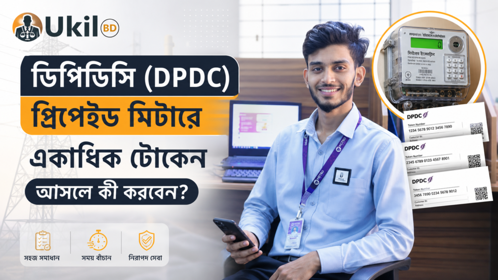ডিপিডিসি (DPDC) প্রিপেইড মিটারে একাধিক টোকেন আসলে কী করবেন? image