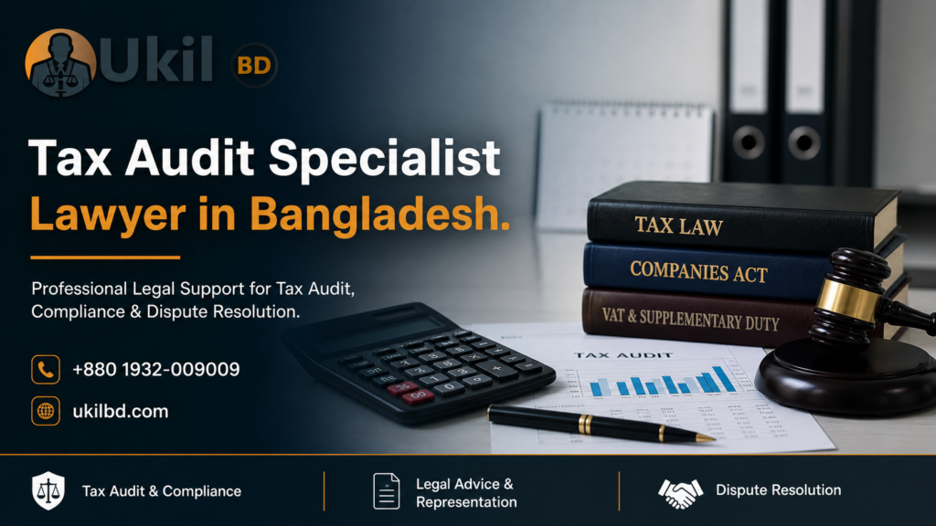 Tax Audit Specialist Lawyer in Bangladesh image