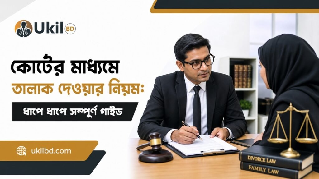 কোর্টের মাধ্যমে তালাক দেওয়ার নিয়ম image