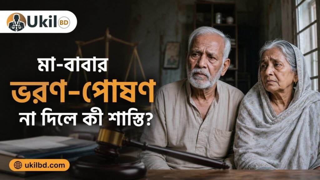 মা-বাবার ভরণ-পোষণ না দিলে কী শাস্তি? image