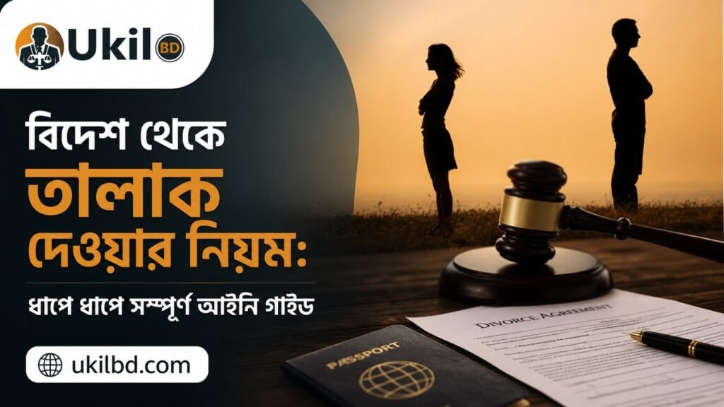 বিদেশ থেকে তালাক দেওয়ার নিয়ম: ধাপে ধাপে সম্পূর্ণ আইনি গাইড IMAGE